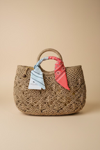 Santorini Handbag – Statement Piece (Medium): Aura