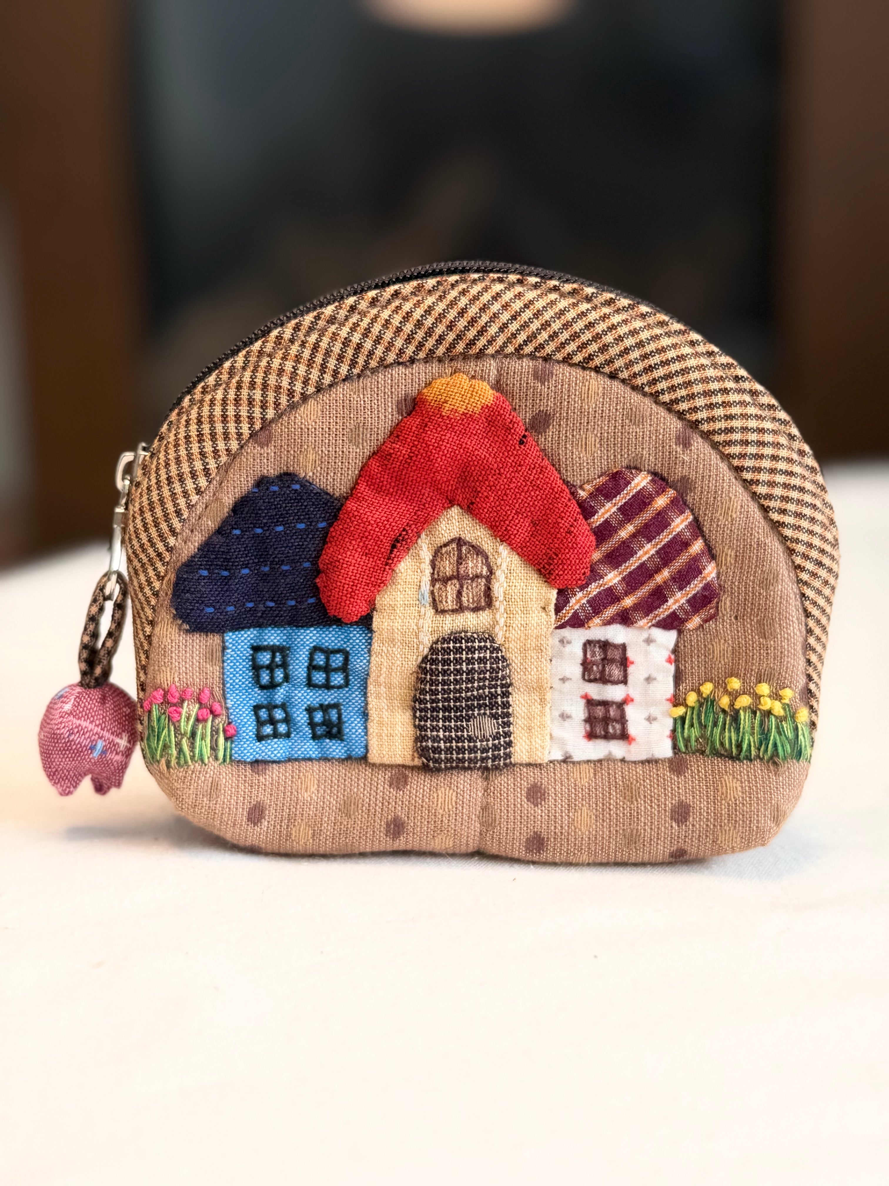 Handmade Village Mini Coin Wallet