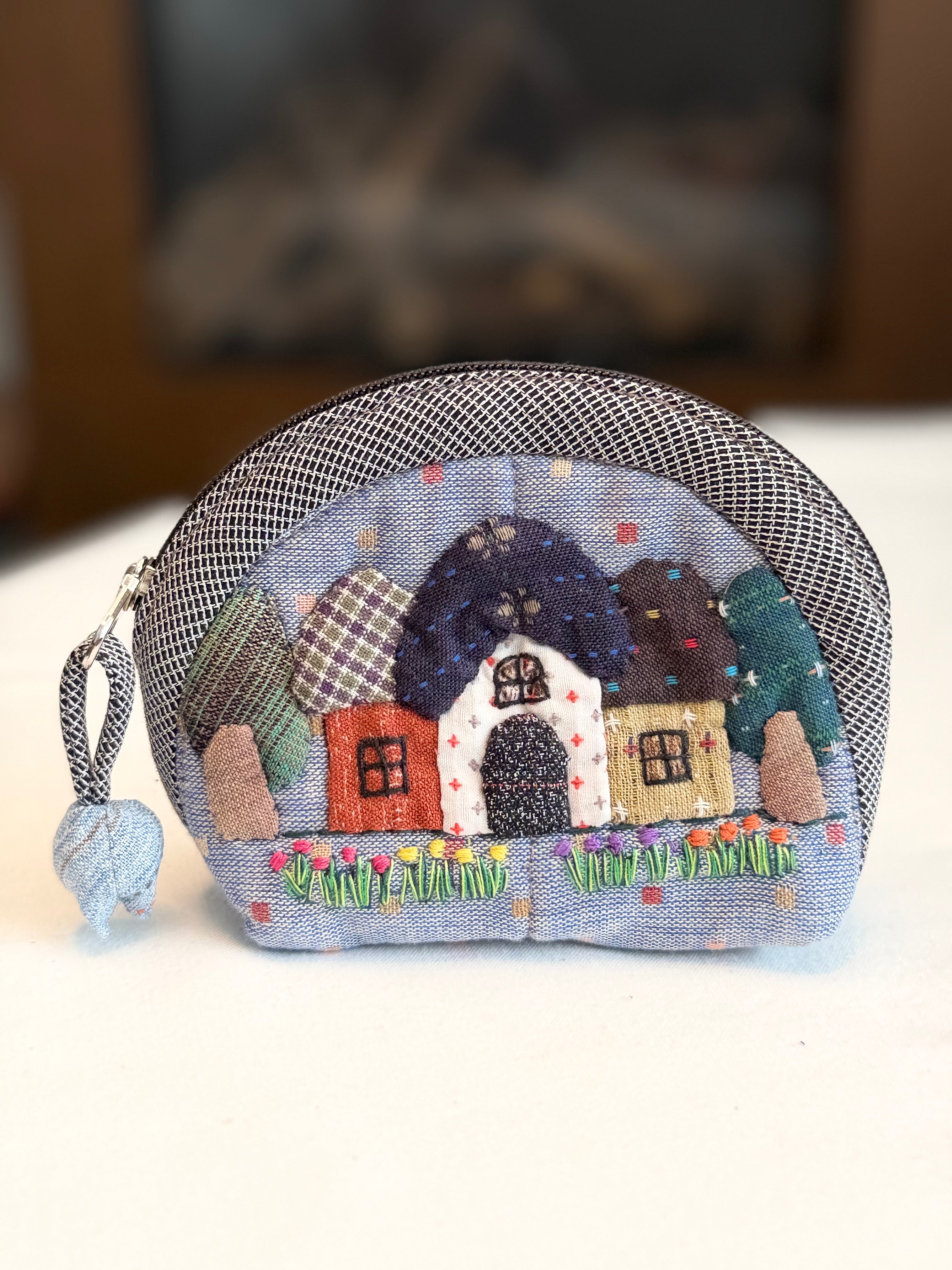 Handmade Village Mini Coin Wallet