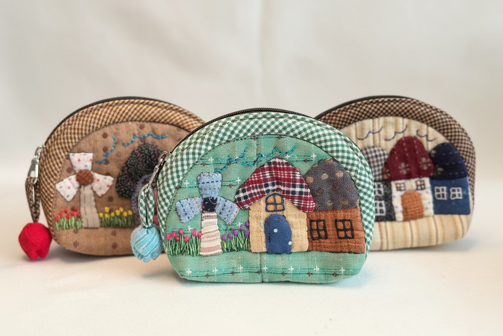Handmade Village Mini Coin Wallet